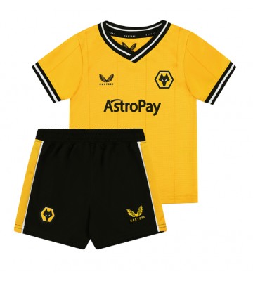 Wolves Replica Home Stadium Kit for Kids 2023-24 Short Sleeve (+ pants)